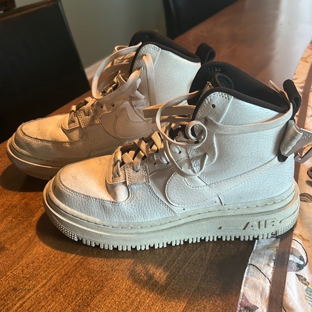 Nike Air Force 1 (AF1) white high tops size 7.5 women’s